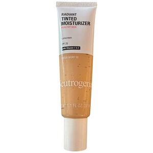 Neutrogena Radiant Tinted Moisturizer SPF 25 Vitamin‎ C+E 1.1oz Shade Ivory 10